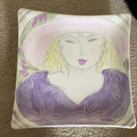 Handmade, custom made square platter. - Picture 1 of 5